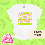 Margarita University Printed Tee - White