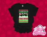 ADULT Neon Christmas Time in the City STL Printed Tee