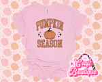 Pumpkin Season Printed Tee - Light Pink