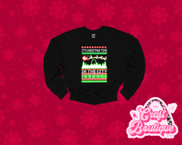 YOUTH Neon Christmas Time in the City STL Printed Sweatshirt