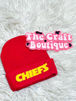 Regular Beanie w/ Yellow KC Football Logo