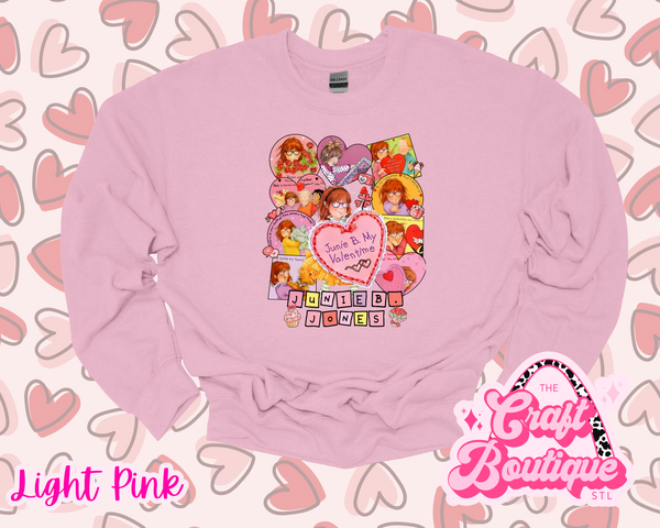 Junie B. My Valentine Printed Sweatshirt - Light Pink