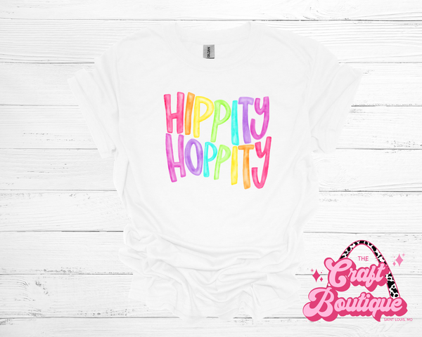 Hippity Hoppity Printed Tee - White