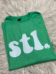 XL saint patricks day STL tshirt - heather green