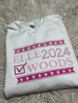 3XL elle woods 2024 sweatshirt - white