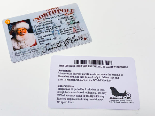 Santa’s Dropped Driver’s License